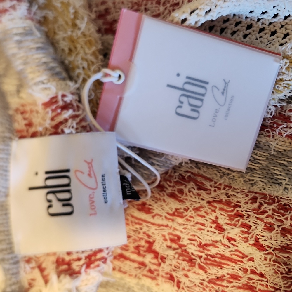 NWT Cabi poncho sweater - Picture 7 of 8